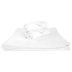 1x Spa Face Towel White  spa-hotel-cotton-towels