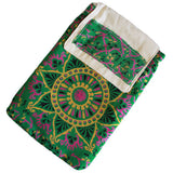 Alpana Silk Pad Shoulder Bag - Green alpana-silk-bags