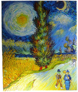 After van Gough 2 - 50cm x 60cm real-art-paintings