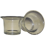 Clear-Votive Candle Holder - Small Fluted glass-votive-candle-holders