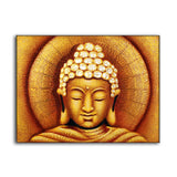 Sun Buddha Golden - Painting budha-art-paintings