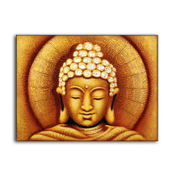 Sun Buddha Golden - Painting budha-art-paintings