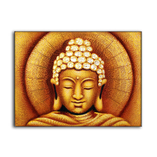Sun Buddha Golden - Painting budha-art-paintings