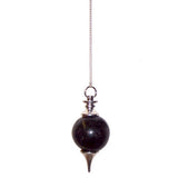 Rose Quartz Sphere Pendulum gemstone-sphere-pendulums