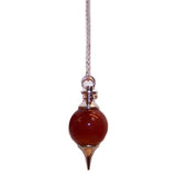 Rose Quartz Sphere Pendulum gemstone-sphere-pendulums