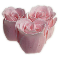 Bath Roses - 3 Roses in Heart Box (Jasmine) bathroom-heaven ,bath-confetti-roses ,valentine-s-day