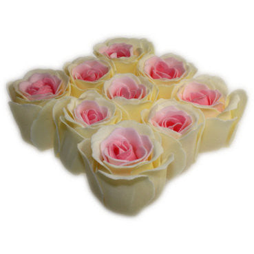 Bath Roses - 9 Roses in Gift Box (Peach) bathroom-heaven ,bath-confetti-roses ,mother-s-day