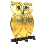 Wooden Coat Hanger - Owl Gold antique-style-buddha-heads ,wooden-decorative-coat-hangers