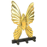 Wooden Coat Hanger - Owl Gold antique-style-buddha-heads ,wooden-decorative-coat-hangers