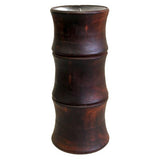 Med Brown Bamboo Candlestick wooden-classic-candlesticks