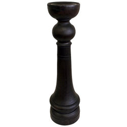 Tallest Antique Chunky Dark Candlestick wooden-classic-candlesticks ,wooden-classic-candle-sticks