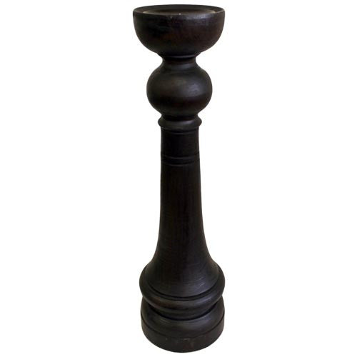 Tallest Antique Chunky Dark Candlestick wooden-classic-candlesticks ,wooden-classic-candle-sticks