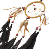 6xBali Dreamcatchers - Small Round - Cream/Coffee/Choc antique-style-buddha-heads ,bali-dream-catchers