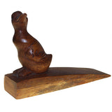 Handcarved Wooden Door-Stop - Duck hand-carved-wooden-animal-door-stops