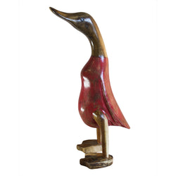 Small Bamboo Root Duck - Red bamboo-root-ducks ,bamboo-ducks