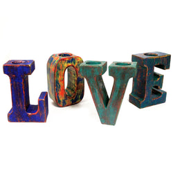 Big Letters - LOVE - Multicolour valentine-s-day ,big-shabby-chic-letters