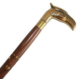 Walking Stick - Fish Topped brass-topped-walking-sticks