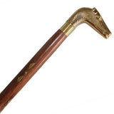 Walking Stick - Fish Topped brass-topped-walking-sticks