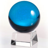 80mm Green Crystal Ball On Stand coloured-crystal-balls