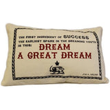 Canvas Cushion Cover - Dream canvas-cushion-covers-with-quotes