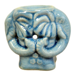 Elephant Blue Glaze Oil Burner oil-burners ,cracked-style-oil-burners