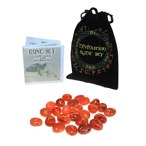 Divination Rune Set - Carnelian divination-rune-sets