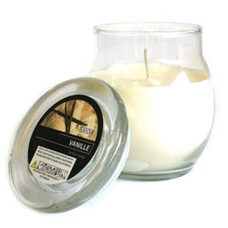 Scented Large Glass Jar Candle - Vanilla jam-jar-candles
