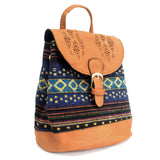 Venetian - Black Stripy With Fringe antique-style-buddha-heads ,italian-style-handbags