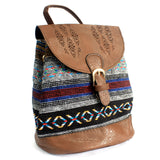 Venetian - Black Stripy With Fringe antique-style-buddha-heads ,italian-style-handbags