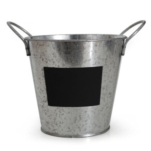 Zinc Herb Planter with Chalk Board zinc-cans ,zinc-cans
