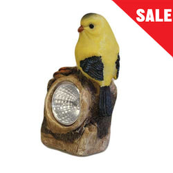 Solar Light - Yellow Bird sales ,garden-ornaments ,garden-solar-animals