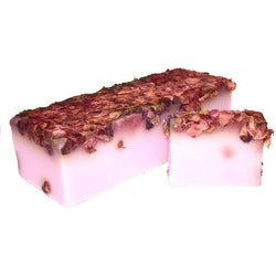 Rose & Rose Petals Soap Slice, approx 100gr bathroom-heaven ,handcrafted-soap-loaves ,buy-per-slice ,handmade-soap ,mother-s-day ,valentine-s-day