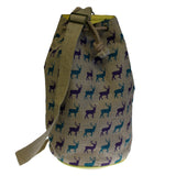 Jute Duffle Bag - Stag  bags-jute ,hipster-duffle-bags