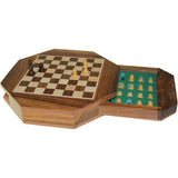 Octagonal Chess Set - Magnetic chess-sets ,hand-carved-indian-chess-sets ,father-s-day