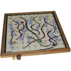 Retro Snakes & Ladders - Magnetic chess-sets ,retro-wooden-games