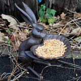 Cast Iron Bird Feeder - Hare & Shell cast-iron-bird-feeders ,cast-iron-products