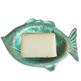 Cast Iron Soap Dish - Fish - Natural cast-iron-soap-dishes ,cast-iron-products ,cast-iron-soap-dishes