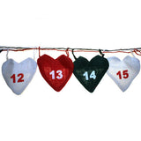 Elf Hats Advent Calendar christmas ,xmas-jute-advent-calenders