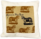 Cushion Cover - Eat Drink Be Merry jute-cotton-cushion-covers