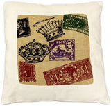 Cushion Cover - Eat Drink Be Merry jute-cotton-cushion-covers