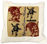 Cushion Cover - Eat Drink Be Merry jute-cotton-cushion-covers