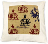 Cushion Cover - Eat Drink Be Merry jute-cotton-cushion-covers