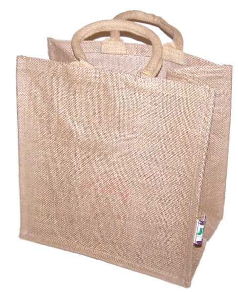Simple Jute Bag - All Natural - 30cm x 30cm  simple-jute-bags