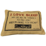 Jute Cushion Cover - Take Rest jute-cushion-covers-with-quotes