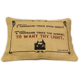 Jute Cushion Cover - Take Rest jute-cushion-covers-with-quotes