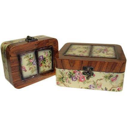Set of 2 Boxes - Small Victorian keepsake-boxes