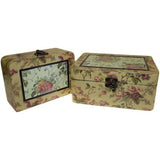 Set of 2 Boxes - Small Victorian keepsake-boxes