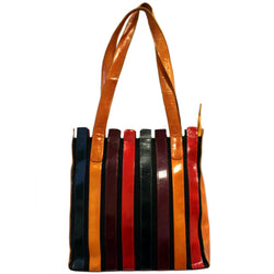 Within the Lines Bag - Rich Colours within-the-lines-bag-recycled-leather