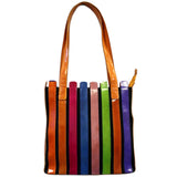 Within the Lines Bag - Rich Colours within-the-lines-bag-recycled-leather