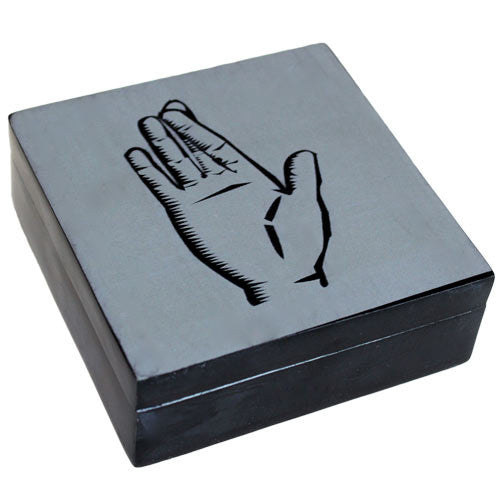 Lucky Stone Box - Crossed Finger lucky-stone-boxes ,father-s-day